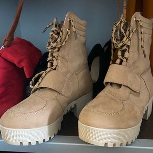 Missguided tan boots
